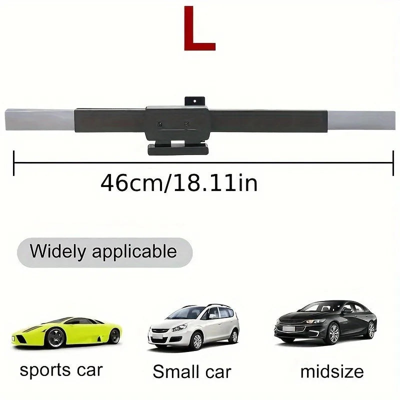 Easy-Install Automatic Retractable Car Sunshade - Uv Protection & Heat Insulation Adhesive Blackout Curtain Oasis Select black