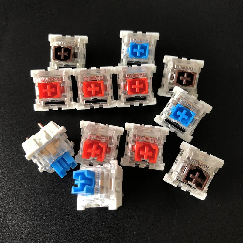 70/30/30pcs Dustproof Switch For Mechanical Keyboard Shaft Switch Gamer Keyboard Axis Clicky Linear Tactile Silent Switches Oasis Select