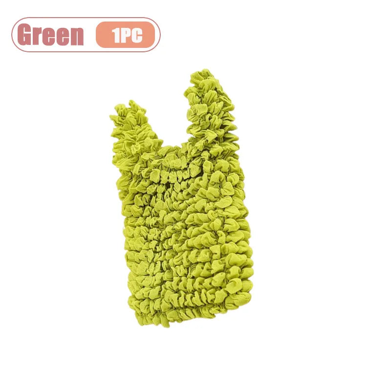 Magic Expandable Shopping Bag Large Capacity Pleated Tote Reusable Foldable Handbag Portable for Grocery Travel Picnic Oasis Select Green-1PC