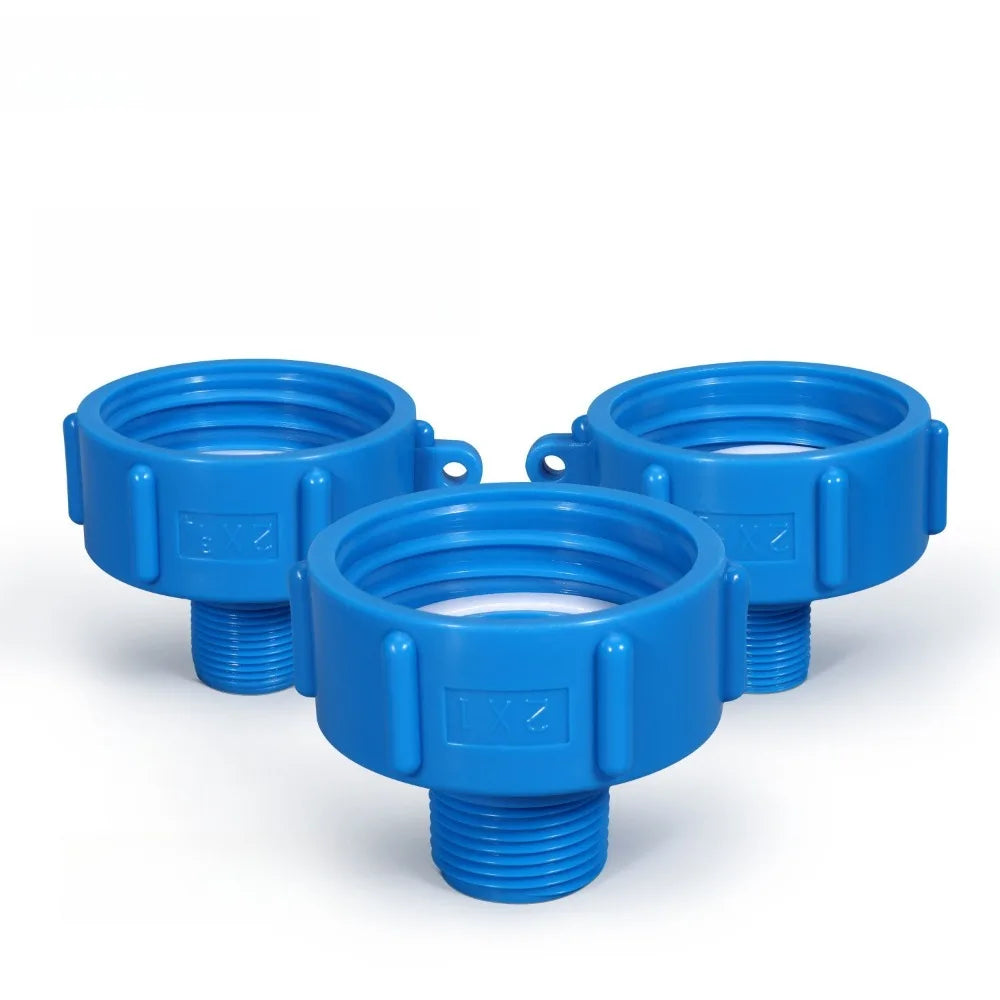 IBC Tank Adapter 60mm to 1/2'' 3/4'' 1'' 2'' Fine Thread Water Pipe Connector High Quality BSP Male Reducing Fittings 1Pcs Oasis Select