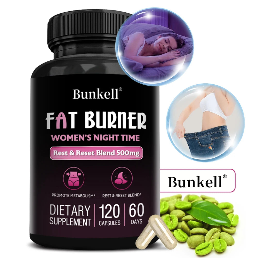 Women's Night Fat Burner – Belly Fat & Sleep Support Supplement Night Fat Burner Oasis Select