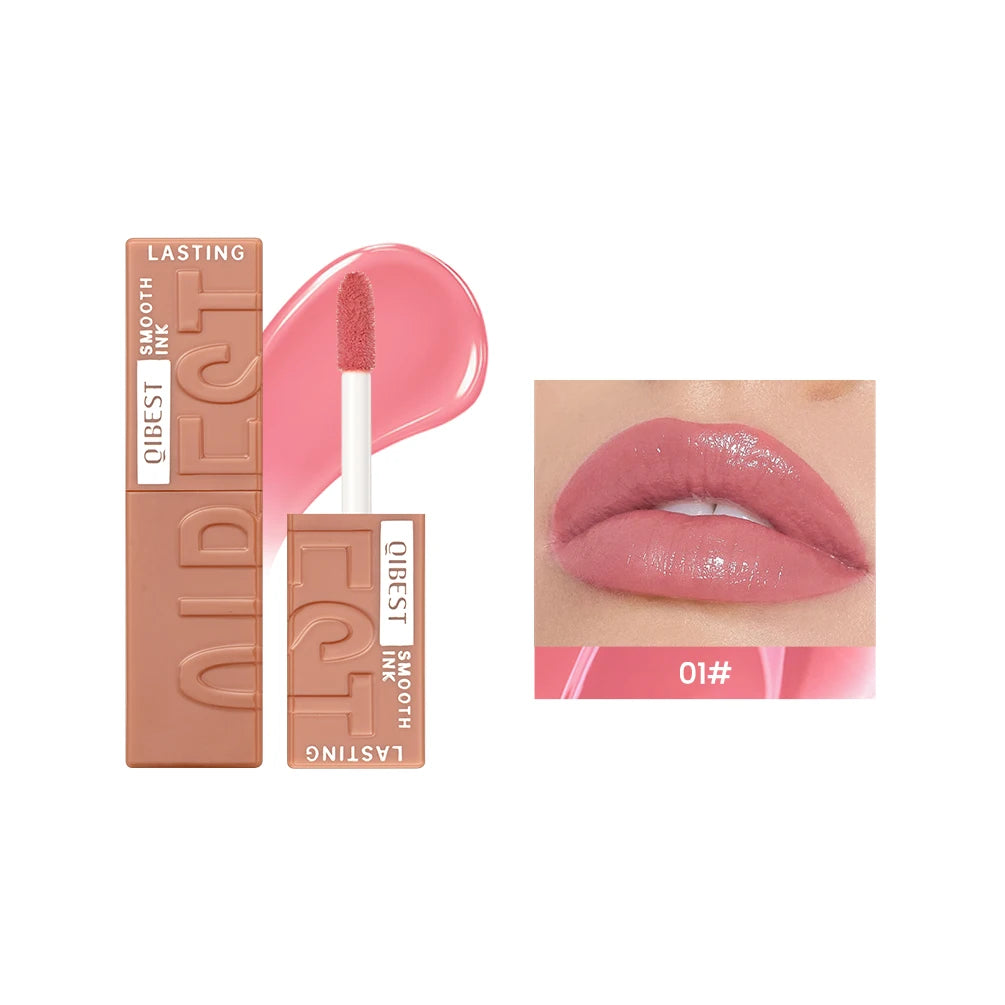 QIBEST Mirror Lip Glaze – Glossy Liquid Lipstick & Lip Tint