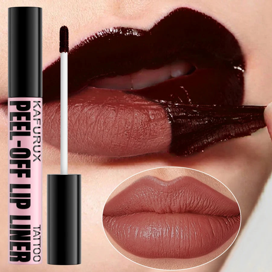 KAFURUX Peel-Off Lip Stain – 7 Colors, Waterproof & Long-Lasting