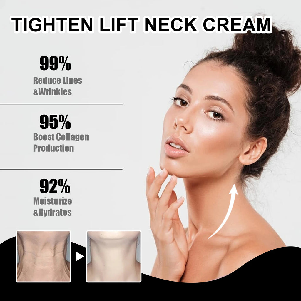 Neck Cream Anti Fine Lines Tightening Lifting Firming Eliminating Double Chin Brightening Smoothing Moisturizer Neck Skin Care Oasis Select