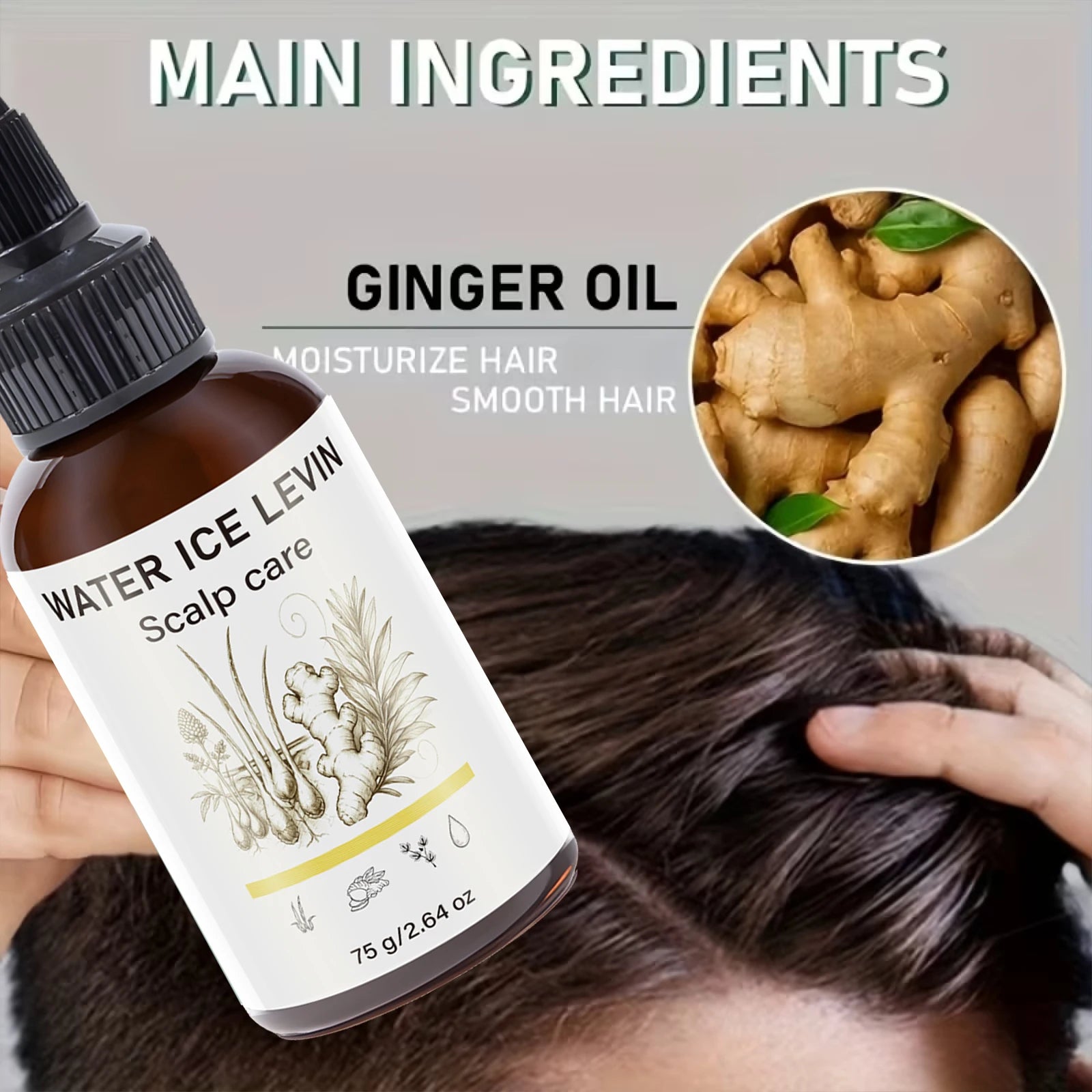 Ginger Infused Scalp Treatment Oil – Daily Hair & Scalp Care Scalp Treatment Oil Oasis Select
