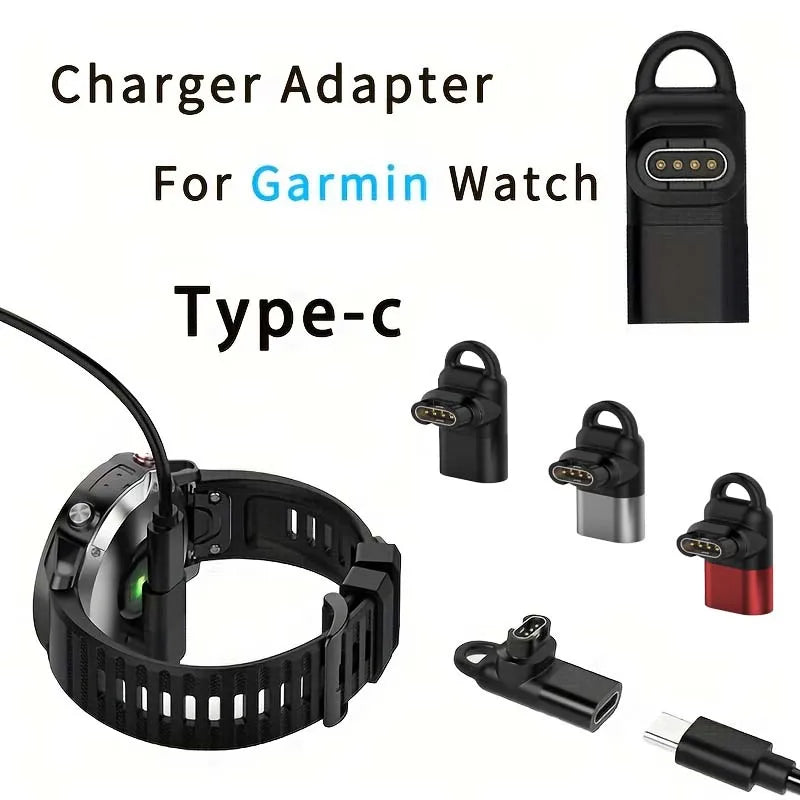 USB-C Adapter for Garmin Fenix 7 6 5, Forerunner & Venu Smartwatch Charging Adapter Oasis Select