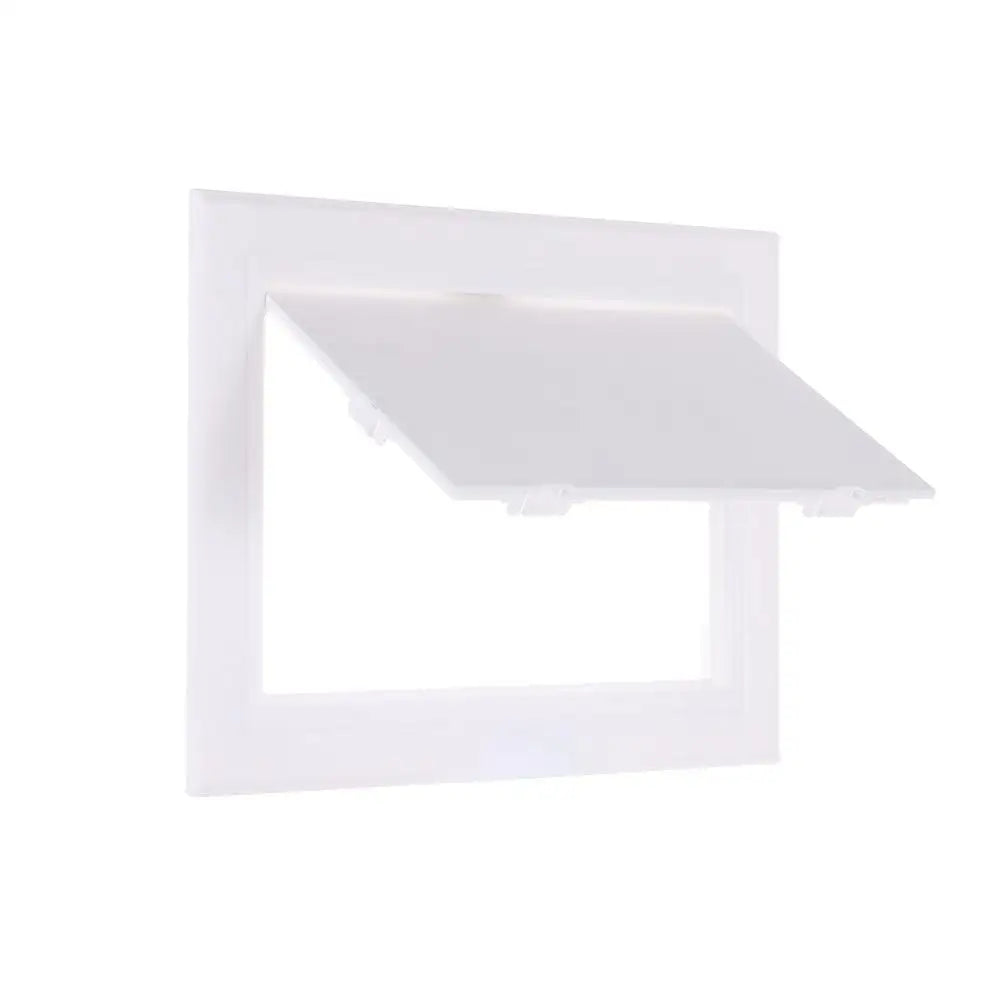 Removable White Plastic Access Panel Door Opening Flap Cover Plate Inspection Hole ABS Access Hatch Cover Wall Access Doors Oasis Select