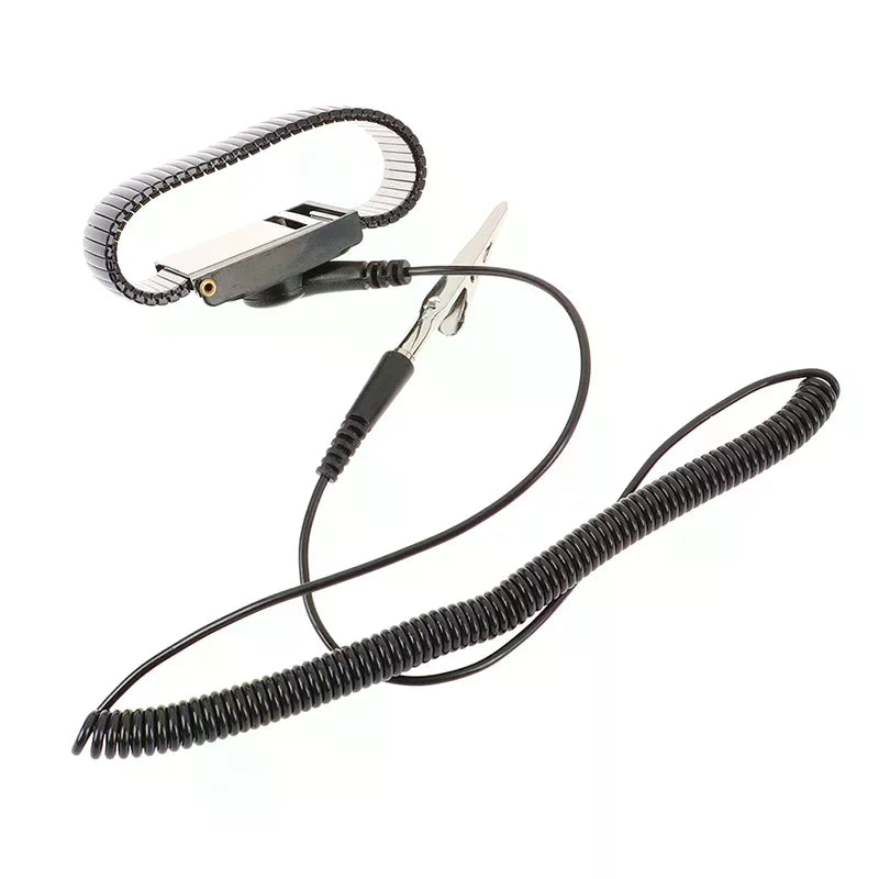 Anti static work wrist strap ESD adjustable discharge belt ground metal bracelet Oasis Select