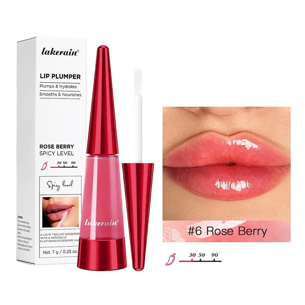 Lip Plumper Oil Non-greasy Lip Plumping Balm Moisturizing Dry Chapped Lips Shine Hydrating Exfoliating Nourishing Oasis Select