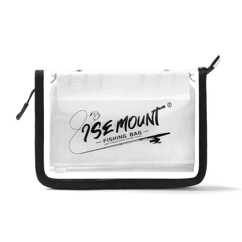Transparent Luya Bait Bag PVC Partitioned Waterproof Storage Bag Portable Fishing Tackle Accessories Sorting Organizer Pouch Oasis Select