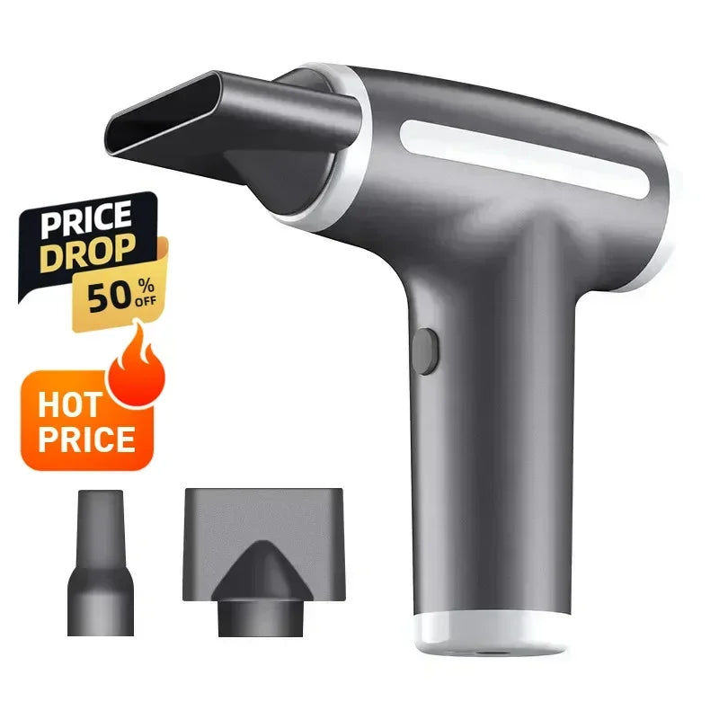 4-in-1 Wireless Hair Dryer | USB Rechargeable, Negative Ions