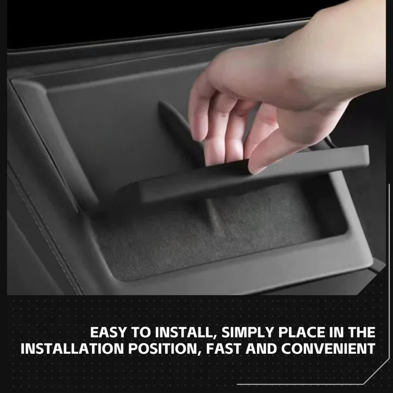 For Tesla Car Accessories Car Wireless Charging Pad for Tesla Model Y Juniper 2025 2026 Center Console Anti Slip Silicone Mat Oasis Select