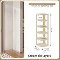 Multi-functional Shoe rack simple and narrow multi-layer shoe cabinet dormitory multi-functional stable non-shaking storage rack Oasis Select Sixth floor