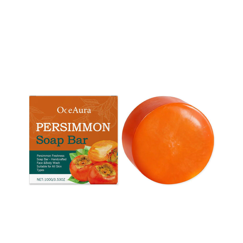 Anti-sagging Persimmon Moisturizing Cleansing Soap Firms Skin Gently Cleanses Body Smooths Skin Daily Moisturizing Soap Oasis Select 100g boxed