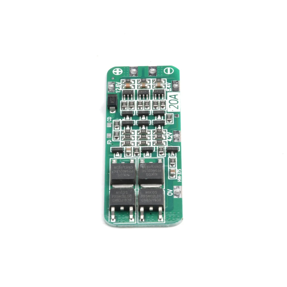 3S 20A Li-ion Lithium Battery 18650 Charger PCB BMS Protection Board For Drill Motor 12.6V Lipo Cell Module 59x20x3.4mm Oasis Select