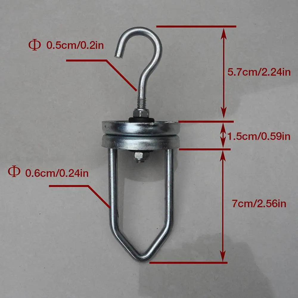 Rotating Spinner Hooks Heavy Duty Rotating Spinner Hooks Steel Painting Powder Coating Swivel Hook For Sandblasting Coating Oasis Select A