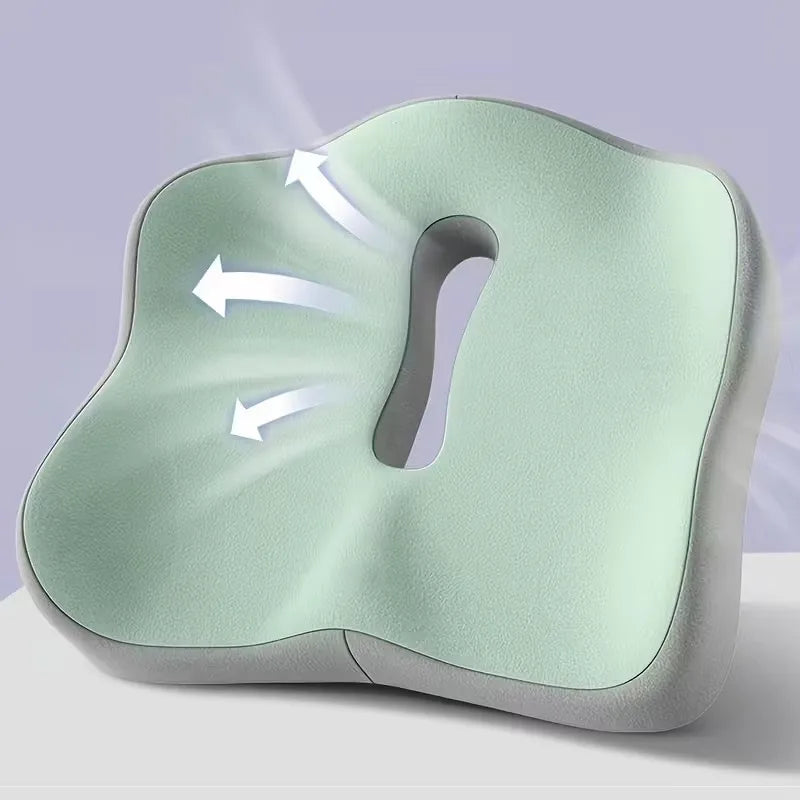 Memory Foam Seat Cushion for Car and Office Lumbar Hip Support Posture Corrector Breathable Comfort Student Chair Pad Oasis Select