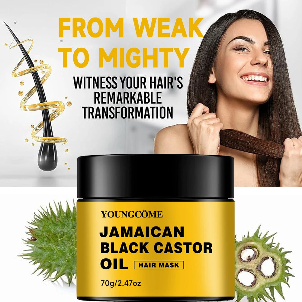 Jamaican Black Castor Oil Hair Mask – Deep Nourishing Treatment Hair Mask Treatment Oasis Select