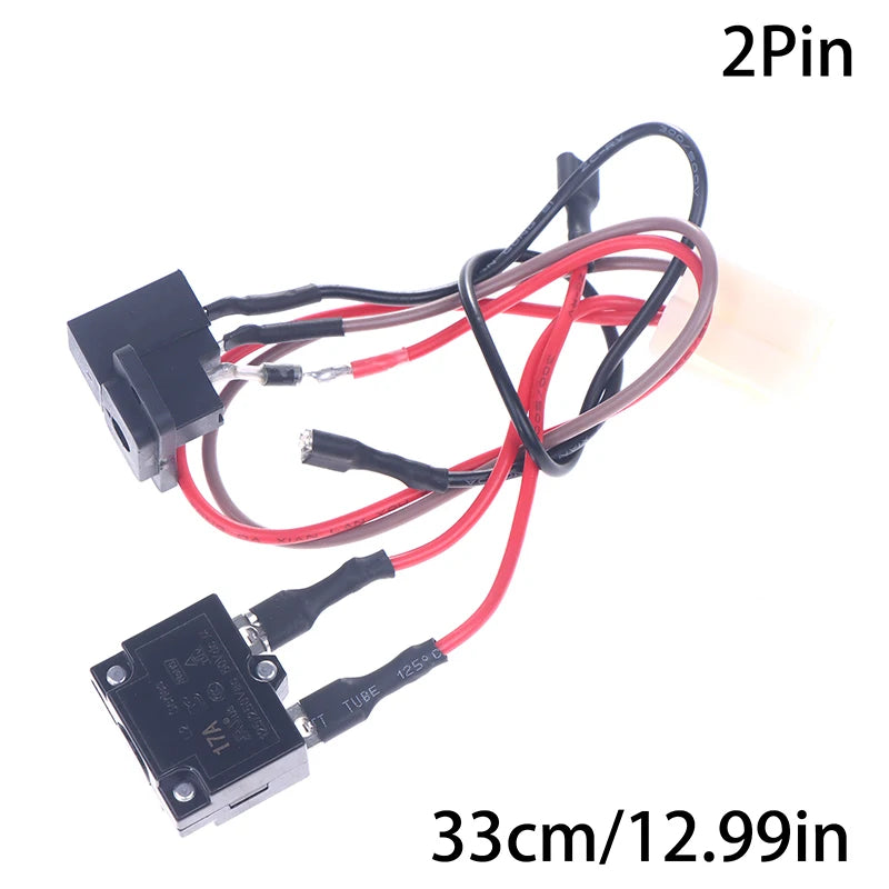 6V 12V 24V Children's Electric Vehicle Charger Outlet, 2/3 Pin Plugin Strip Line Oasis Select A1