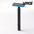 2026 YAQI Black and Blue Color Tachi(Aluminum Version) Light Weight Single Edge Safety Razor 10mm Diameter Handle Portable Razor