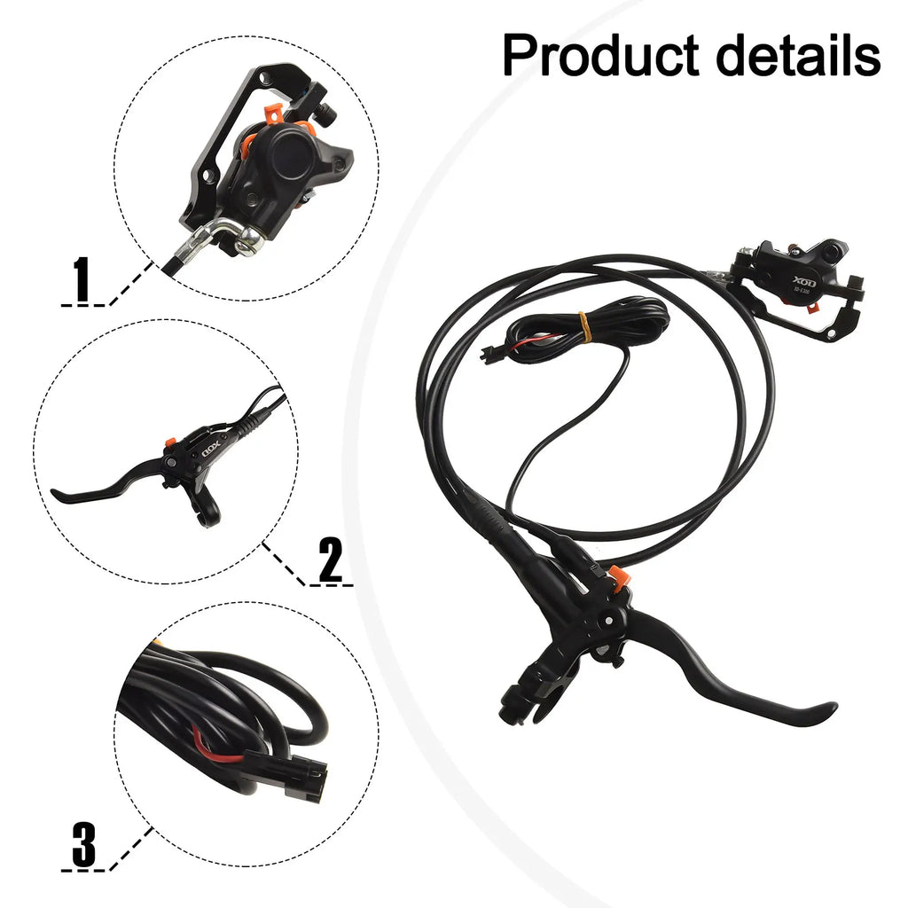 2 Options of Braking Direction with the E Bike MTB Bikes Hydraulic Disc Brake Set and Electric Power Control Shifter Oasis Select