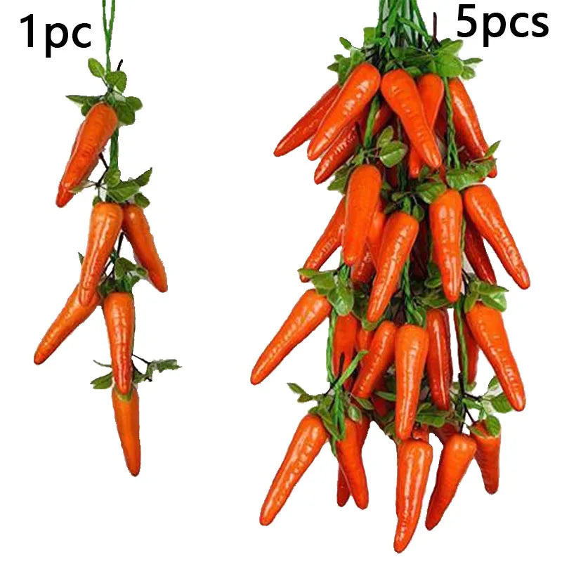 Artificial Simulation Food Vegetables Fake Chili Pepper Fruits Grapes Photography Props For Home Decoration Christmas Wall Decor Oasis Select Carrot