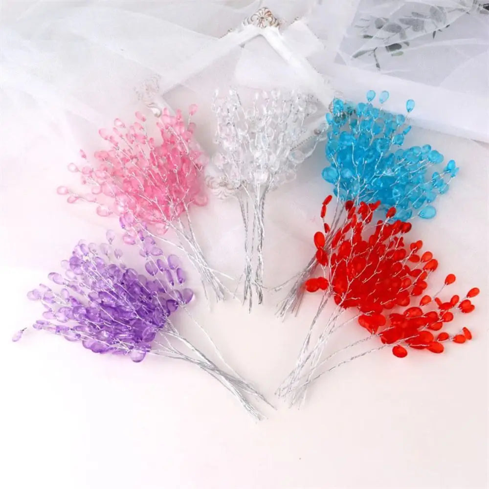 50pcs Acrylic Crystal Bud Branches | DIY Wedding & Home Décor Crystal Craft Branches Oasis Select