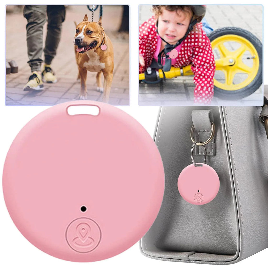 Bluetooth 5.0 Mini Anti-Lost Tracker – Keys, Pets & Kids Bluetooth GPS Tracker Oasis Select Pink