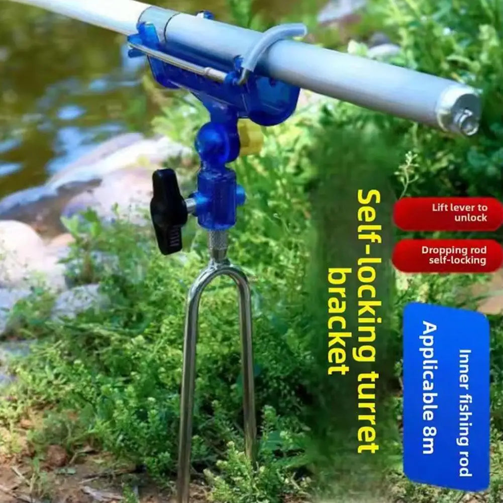 360° Adjustable Stainless Steel Fishing Rod Holder Bracket