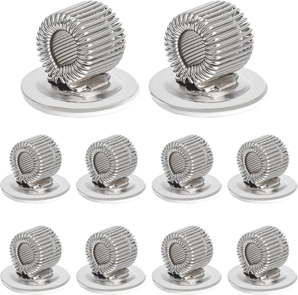 Metal Pen Holder Adjustable Spring Loop Self Adhesive Pencil Oasis Select SILVER A3