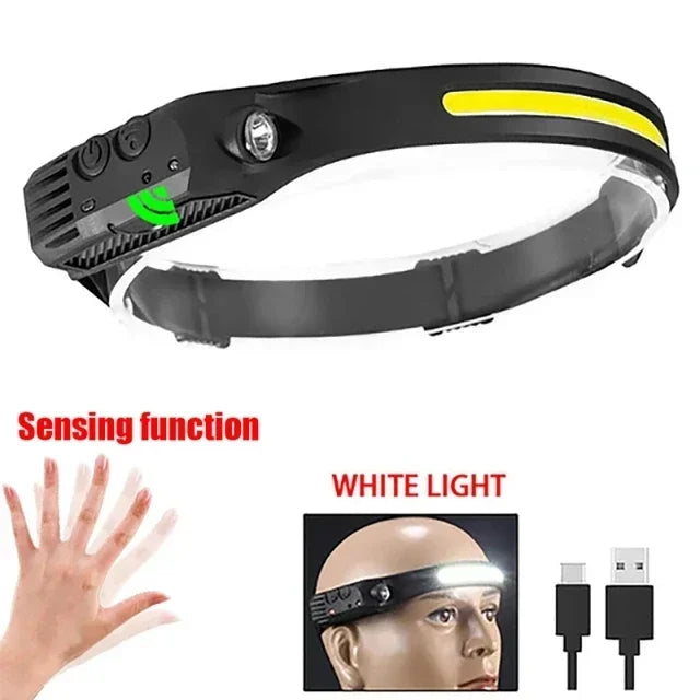COB LED USB Rechargeable Headlamp 500 Lumens | 3 Modes