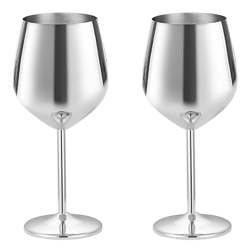 Shatterproof Stainless Steel Wine Glasses | Cocktail & Champagne