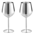 Shatterproof Stainless Steel Wine Glasses | Cocktail & Champagne