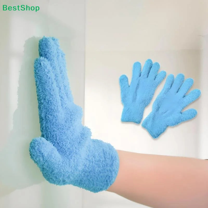 Microfiber Plant Cleaning Gloves | Reusable Dusting Gloves
