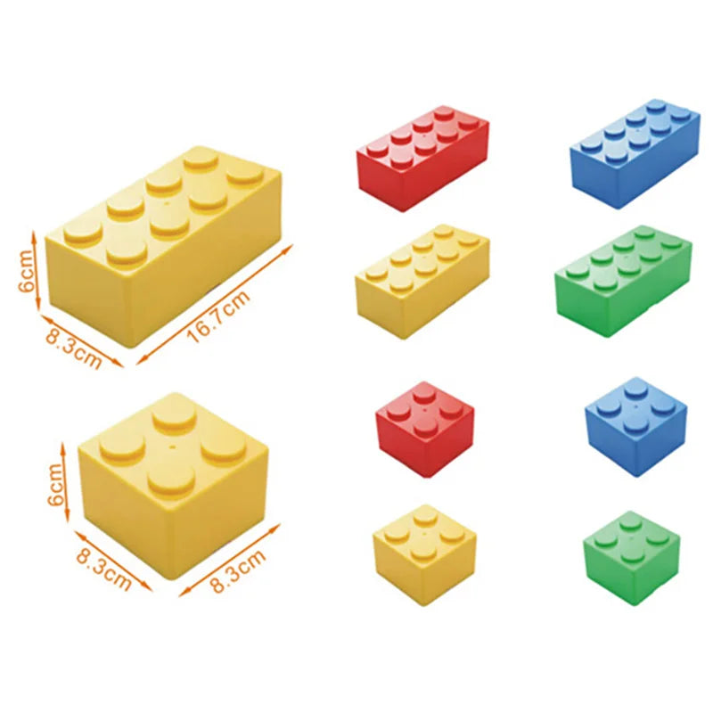 storage box Creative Storage Box Building Block Shapes Plastic Saving Space Box Superimposed Desktop Handy Office Supplies Oasis Select