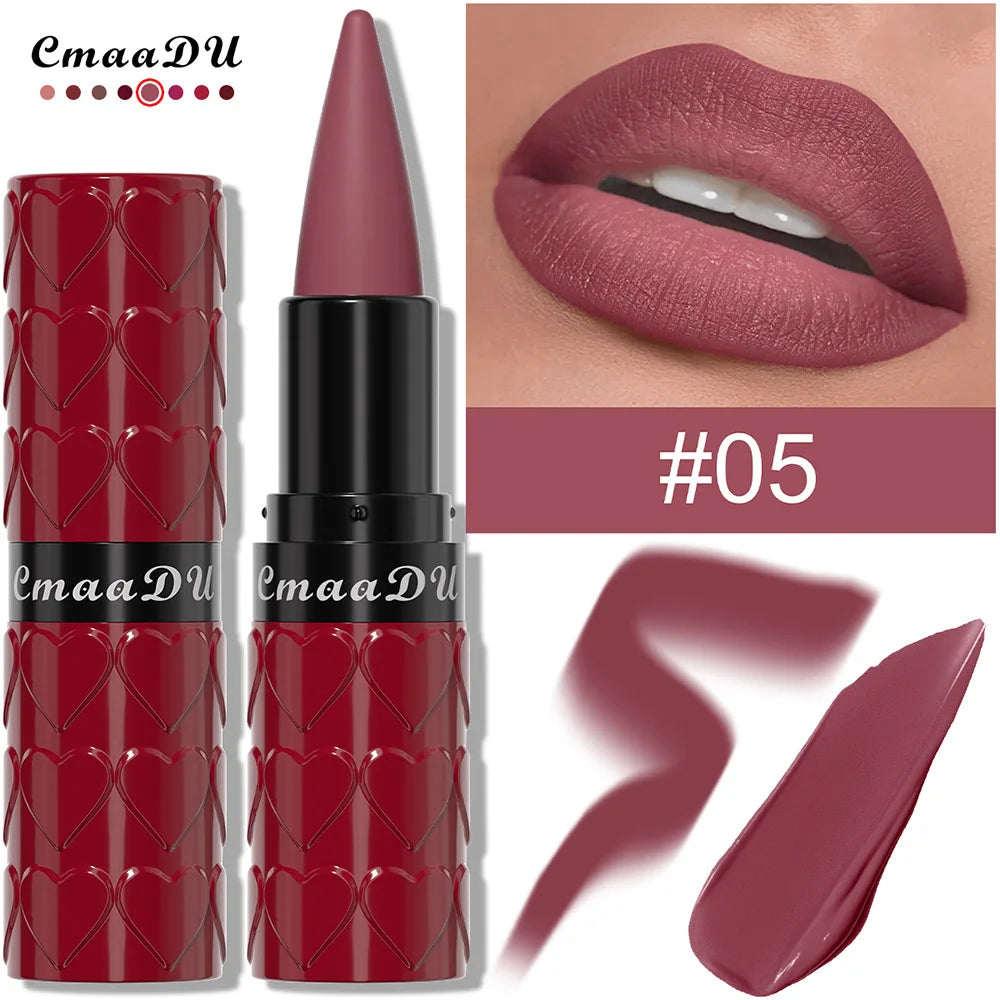 CmaaDU Velvet Matte Lipstick Pencil – Waterproof Lip Liner