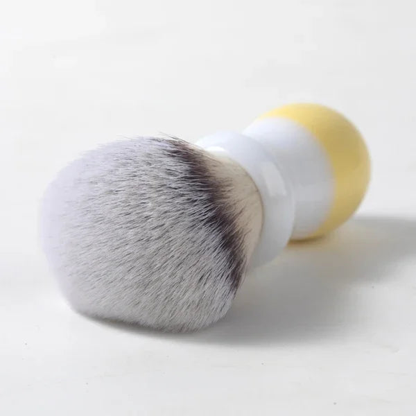 YAQI Milk Tea Synthetic Wet Shaving Brush – Travel Size