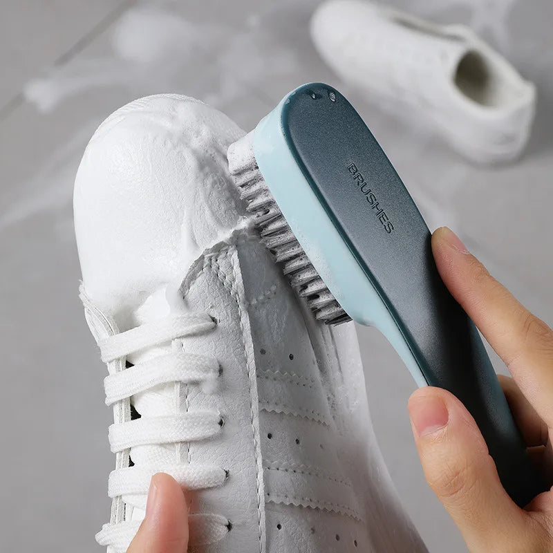 1pc Shoe Cleaning Brush Plastic Clothes Scrubbing Brush Household Cleaning Tool Oasis Select