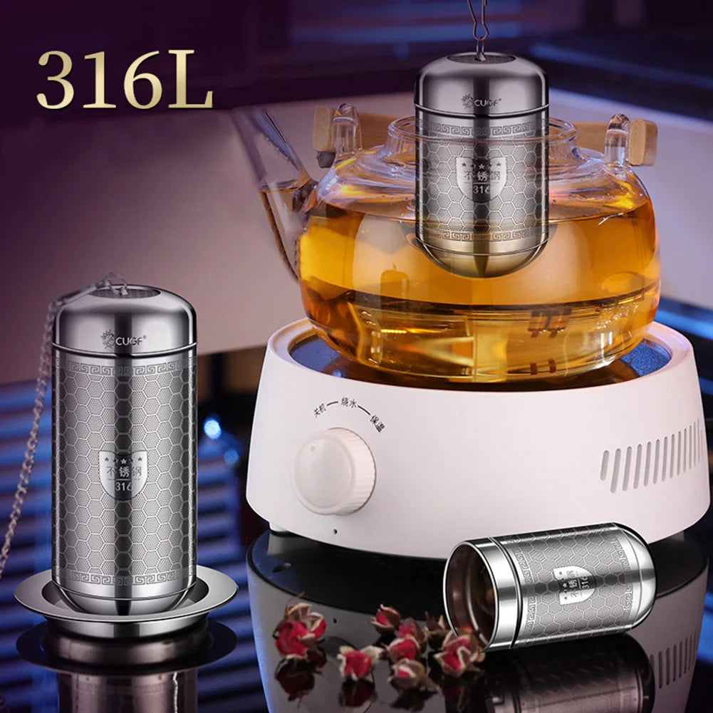 Stainless Steel Tea Infuser Tea Leaves Spice Seasoning Ball Strainer Teapot Fine Mesh Coffee Filter Teaware Oasis Select