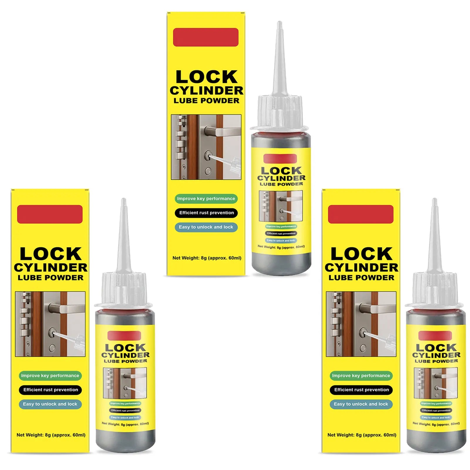 Graphite Dry Lubricant Powder for Lock Cylinders – 60ml | Vecligt