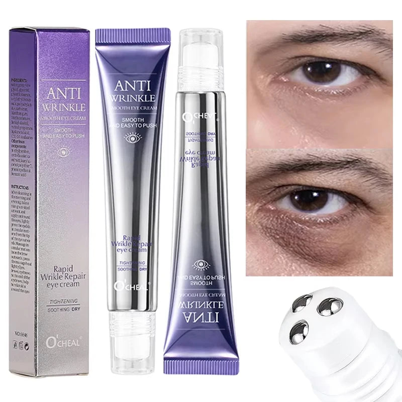 O'CHEAL Rollerball Eye Cream 2-Pack – Hyaluronic Acid Firming