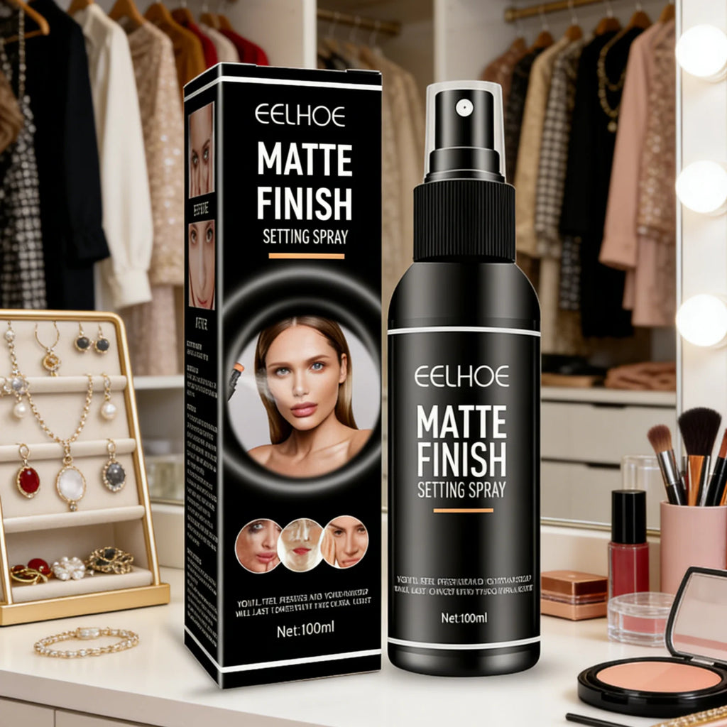 Eelhoe Matte Setting Spray – Oil Control & Pore Minimising 100ml Makeup Setting Spray Oasis Select