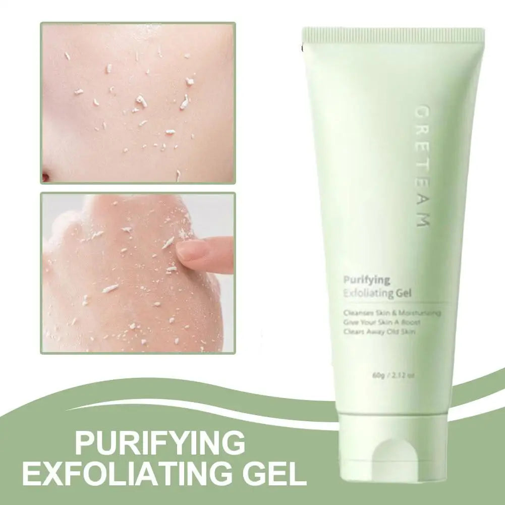 Face Exfoliating Gel Deep Cleansing Pores,Remove Dead Skin Purify Gentle Exfoliate Oil Control Moisturizing Face Scrub Skin Care Oasis Select