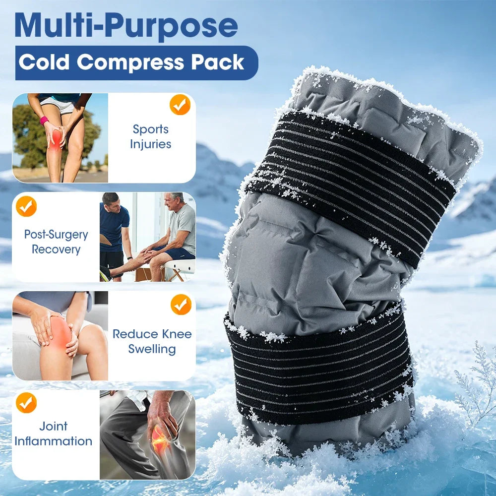 SAP Hot & Cold Knee Wrap – Microwavable, Freezable, Reusable