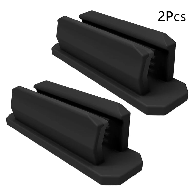 Self-Adhesive Silicone Pen Clip Wall Mount Holder – 2 Pack