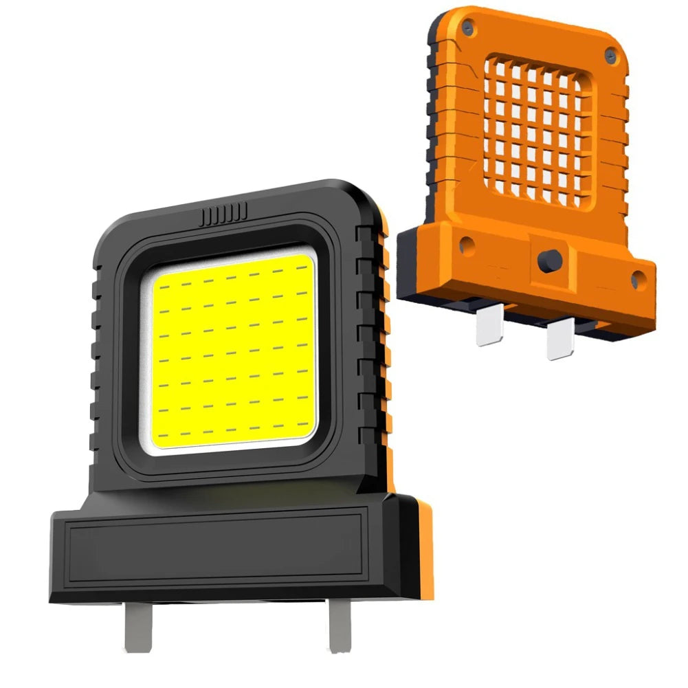 14W LED Work Light Camping Lantern Pocket Work Light For 20V/21V Power Tool Lithium Battery Accessories Oasis Select orange