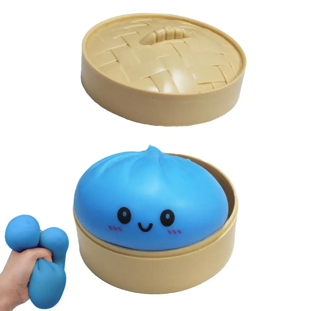 Steamed Bun Squeeze Stress Ball – Sensory Decompression Toy