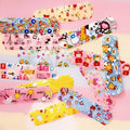 Cartoon Animal Pattern Band Aid Hemostasis Adhesive Bandages First Aid Emergency Kit Wound Plaster Patches for Kids Oasis Select Random colors 30pcs