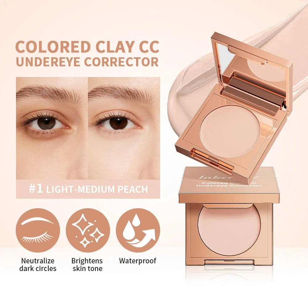 Full Coverage Undereye Color Correction Concealer Matte Waterproof Nourishing Quickly Covers Dark Circles Brighten Skin Tone Oasis Select