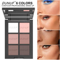 DUNUF 6-Color Cream Highlighter & Contour Palette – Waterproof